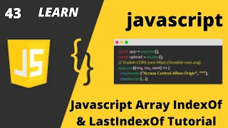 Javascript Array IndexOf LastIndexOf Tutorial