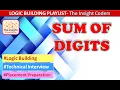 Sum of Digits Technical Interview Programs Placement Preparations Logic Building Python C