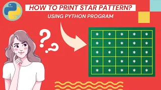 Rectangle and Square Star Pattern Python Pattern Program