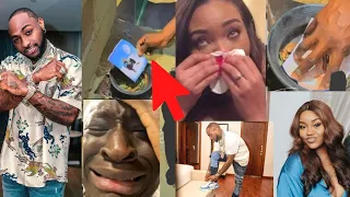 davido in a great d see what unknown person did to him it will shock you 