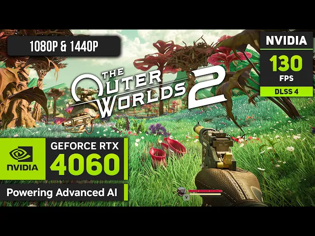 RTX 4060 on The Outer Worlds 2 - 1440p, 1080p with DLSS 4! #giftedbyxbox