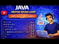 Nested While Loop in Java Star Pattern Programs Core Java