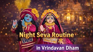 night seva routine priyankapanditofficial6820 laddugopal radheradhe vrindavan