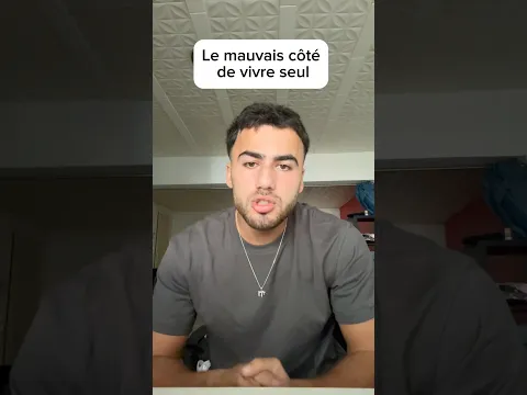 Le mauvais côté de vivre seul