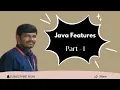 Java Features Part 1 Java Programming SNS Institutions
