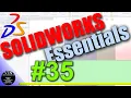 35 SOLIDWORKS Essentials Variable Radius Fillet
