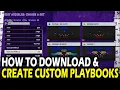 How to Download Create Custom Playbooks in College Football 26