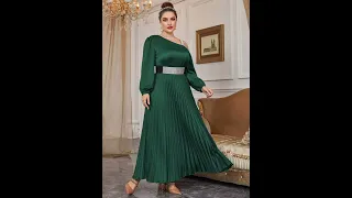 موديلات فساتين سهرة للسمينات والإجسام الممتلئة بقياسات خاصة جميلة والمقاسات الكبيرة فساتين 2022 