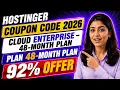 Hostinger Coupon Codes 83 10 OFF FREE Domain Cloud Enterprise 48 Month