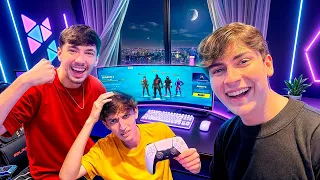 CHAMEI O ZANELLA E OS CRIA PARA JOGAR FORTNITE EM CASA COMO NAS ANTIGA