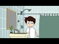The first date of the clumsy guy TG Cartoons