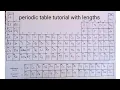 How to draw periodic table tutorial How to make periodic table in chart paper periodic table