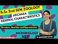 Archaea General Characterstics Structure Nutrition and Reproduction B Sc Zoology Microbiology