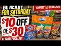 BE READY FOR SATURDAY AT FAMILY DOLLAR