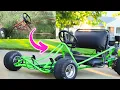 20 Rust Bucket into Kick Go Kart W Harbor Freight 212