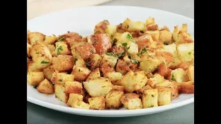 Andrew Zimmern Cooks Garlic Herb Croutons