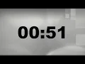 51 Second Timer - Simple Countdown with Alarm Full Screen
