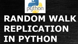 Random walk Simulation in Python Stochastic Process