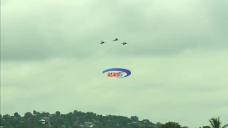 MIAKA 58 YA UHURU Onesho La Ndege Za Kivita Za Majeshi Ya Ulinzi Ya Tanzania 