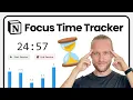 LOCK IN Your Focus with Notion Time Tracking Tutorial Free Template