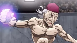 yujiro hanma vs kaku kaioh baki ona 2020 english dub 60fps