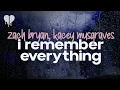 Download Lagu zach bryan - i remember everything (feat. kacey musgraves) (lyrics)