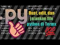 Jalankan proyek pemrograman python apapun di android Pelajar coding Belajar python