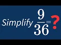 Simplify Into Its Simplest Form