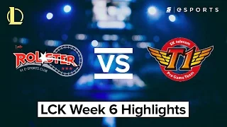 HIGHLIGHTS: KT Rolster vs SK Telecom T1 (2017 LCK Spring)