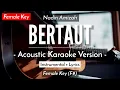 Download Lagu Bertaut (Karaoke Akustik) - Nadin Amizah (Female Key | HQ Audio)