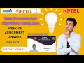 NPTEL Data Structure And Algorithms Using Java WEEK 5 Quiz Assignment August 2023