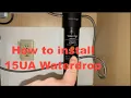 Waterdrop 15UA water filter installation