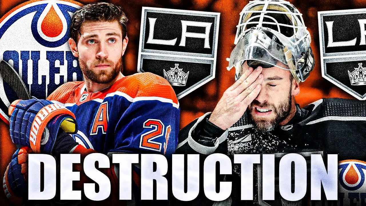 IT'S NOT FUNNY ANYMORE… THE EDMONTON OILERS ARE DESTROYING THE LA KINGS (McDavid, Draisaitl, Hyman)