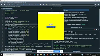 Random Words Generator in spyder using Tkinter python