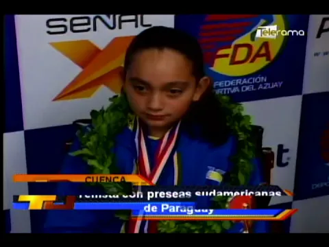 Tenista con preseas sudamericanas de Paraguay