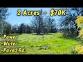 Land Acreage For Sale In California - Water Power Level Country Feel