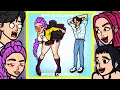 Download Lagu JINU is SHOCKED?! SUS RUMI?! HUNTRIX KPOP Demon Hunters Reacts to Themselves / Memes / TikToks - 24