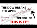 THIS IS IT The Dow Breaks the Rising Trendline From the April Low Stock Market Crash Coming