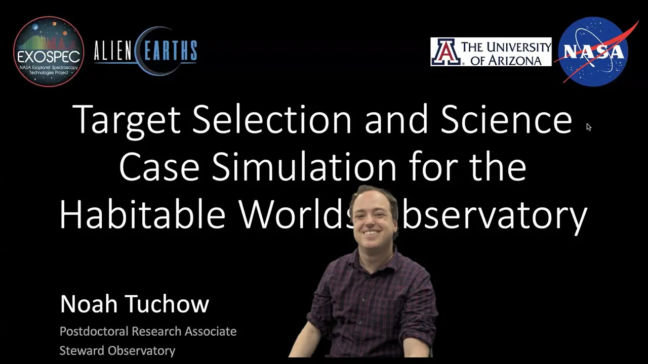 Target Selection and Science Case Simulation for the HWO (Noah Tuchow, UArizona/Steward Observatory)