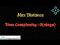 Max Distance InterviewBit Solution Algorithm Explanation by alGOds