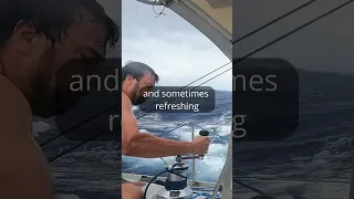 Hidden reality of South Pacific Sailing! #adventure #rain #useful #offgrid