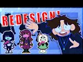 Lagu Redesigning Deltarune Characters - The Fun Gang