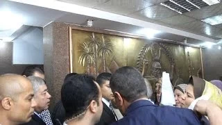 مديرية أمن الفيوم تستقبل وزير الداخلية بالزغاريد 