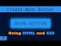 CSS Neon Button Effects on Hover Html CSS Glowing Buttons