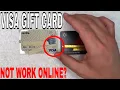 Why Visa Gift Card Does Not Work For Online Purchases