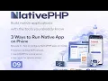 Build Mobile Apps with Laravel NativePHP v3 3 Ways to Run Native Apps on Mobile