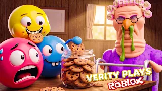 Verity, Falsity & Lovity Plays - Roblox Grumpy Gran! (Funny and Scary Obby)