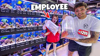 I Let FISH STORE EMPLOYEE Pick Out My NEW FISH!! (No Budget)