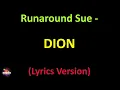 Dion - Runaround Sue - Remastered 1991 (Lyrics version)