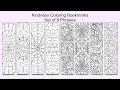 Kindness Coloring Bookmark Printables